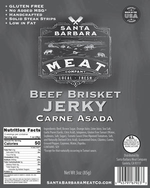 Beef Brisket Jerky - Carne Asada