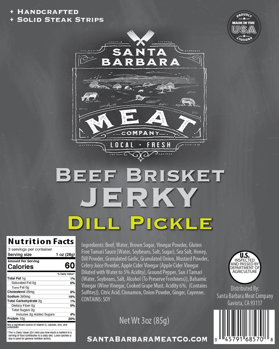 Beef Brisket Jerky - Dill Pickle