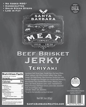 Beef Brisket Jerky - Teriyaki