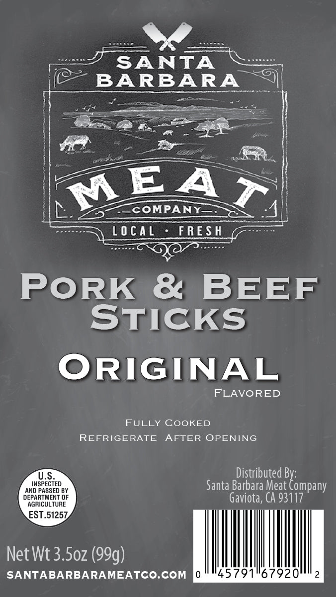 Pork and Beef Sticks - Original Flavored